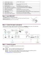 Предварительный просмотр 2 страницы Kramer VM-212DT Quick Start Manual