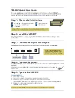 Preview for 2 page of Kramer VM-2DP User Manual