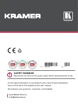 Предварительный просмотр 13 страницы Kramer VM-2UX User Manual