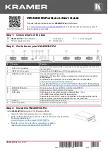 Kramer VM-400HDCPxl Quick Start Manual preview