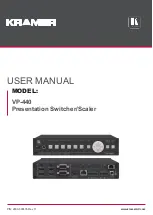 Preview for 1 page of Kramer VM-4DT User Manual