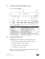 Preview for 8 page of Kramer VM-4H2 User Manual