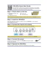 Preview for 2 page of Kramer VM-4HDx1 User Manual