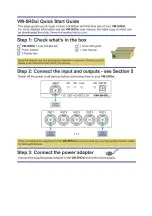 Предварительный просмотр 2 страницы Kramer VM-5HDxl User Manual