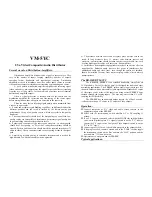 Kramer VM-5YC User Manual предпросмотр