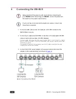 Предварительный просмотр 10 страницы Kramer VM-8UX User Manual