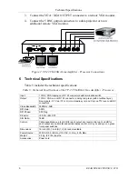 Предварительный просмотр 6 страницы Kramer VP-22 User Manual