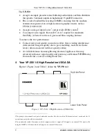 Предварительный просмотр 4 страницы Kramer VP-350 User Manual