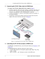 Предварительный просмотр 8 страницы Kramer VP-410 User Manual