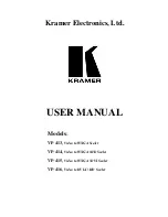 Kramer VP-413 User Manual предпросмотр