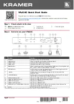 Kramer VP-424C Quick Start Manual preview