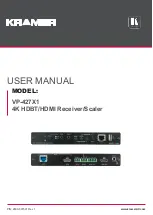 Preview for 1 page of Kramer VP-427X1 User Manual