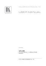 Preview for 1 page of Kramer VP-435 User Manual