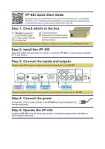 Preview for 2 page of Kramer VP-435 User Manual