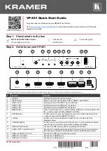 Preview for 1 page of Kramer VP-451 Quick Start Manual