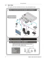 Предварительный просмотр 4 страницы Kramer VP-471 User Manual