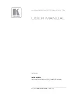 Kramer VP-473 User Manual preview