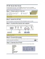 Preview for 2 page of Kramer VP-481 User Manual