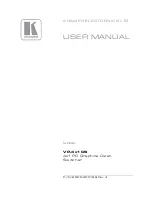 Kramer VP-4x1 CS User Manual preview