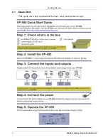 Preview for 4 page of Kramer VP-505 User Manual