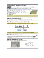 Preview for 2 page of Kramer VP-506 User Manual