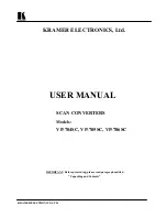 Kramer VP-704SC User Manual preview