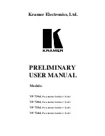 Предварительный просмотр 1 страницы Kramer VP-719xl User Manual