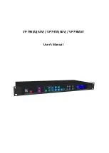 Kramer VP-796A User Manual предпросмотр