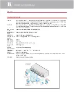 Предварительный просмотр 2 страницы Kramer VP-885 Specifications