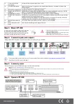 Предварительный просмотр 2 страницы Kramer VP-8x8 Quick Start Manual