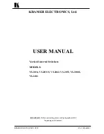 Kramer VS-2042 User Manual preview