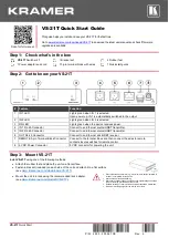 Preview for 1 page of Kramer VS-21T Quick Start Manual