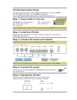 Preview for 2 page of Kramer VS-24x1 User Manual