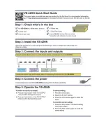 Preview for 2 page of Kramer VS-42HN User Manual