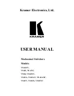 Предварительный просмотр 1 страницы Kramer VS-44AV User Manual