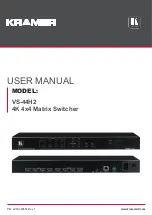 Kramer VS-44H2 User Manual предпросмотр