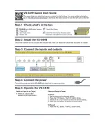 Предварительный просмотр 2 страницы Kramer VS-44HN User Manual