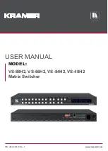 Kramer VS-48H2 User Manual preview