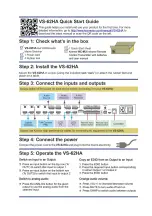 Предварительный просмотр 2 страницы Kramer VS-62HA User Manual