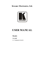 Kramer VS-81SP User Manual preview