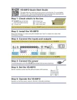 Предварительный просмотр 2 страницы Kramer VS-88FO User Manual