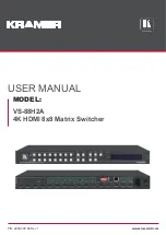 Предварительный просмотр 1 страницы Kramer VS-88H2A User Manual