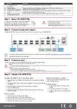 Preview for 2 page of Kramer VS-88HDCPxl Quick Start Manual