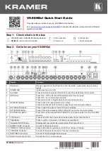 Preview for 1 page of Kramer VS-88HDxl Quick Start Manual