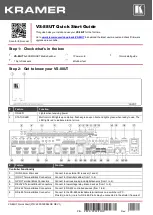 Kramer VS-88UT Quick Start Manual preview