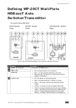 Предварительный просмотр 6 страницы Kramer WP-20CT User Manual