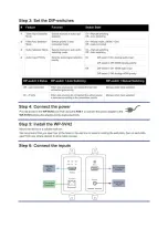 Предварительный просмотр 4 страницы Kramer WP-5VH2 User Manual