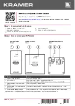 Preview for 1 page of Kramer WP-872xr Quick Start Manual