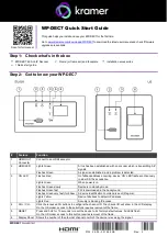 Предварительный просмотр 1 страницы Kramer WP-DEC7 Quick Start Manual