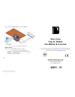 Предварительный просмотр 2 страницы Kramer WSI-1VGA Installation Instructions